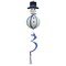 In the Breeze Snowman with Hat Hanging Ball Spinner, Holiday Wind Spinner, 2496